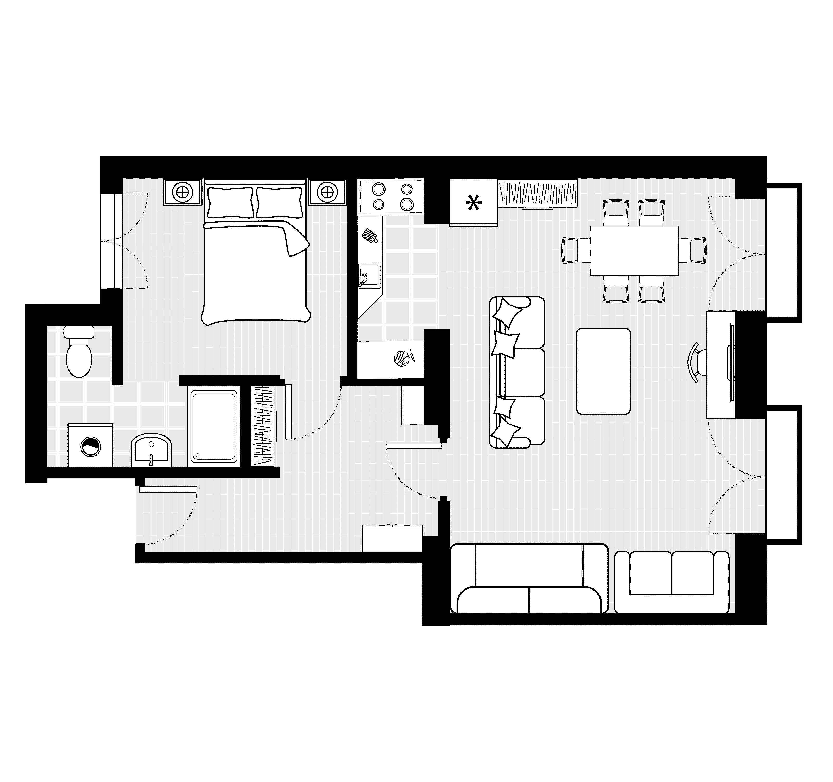 Apartamento 2 personas